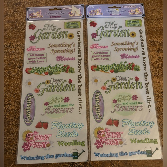 (3 for $20)5 x Forever in Time Sticker Trendz Clear Sheets NEW - Picture 2 of 4